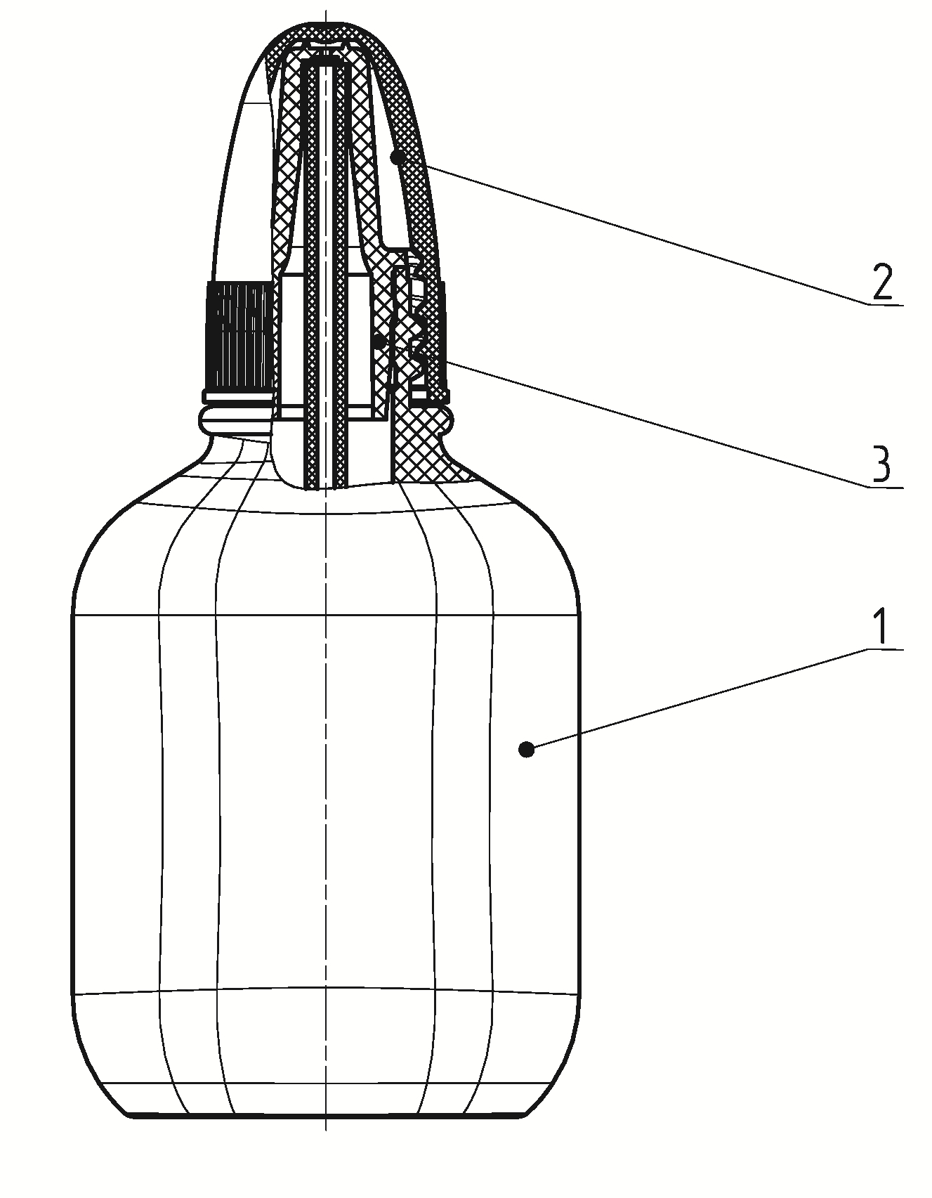 Fs2-20 spray bottle assembly drawing